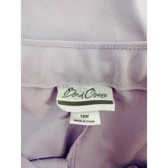 Bend Over Levi Strauss Women Pants VTG Purple Elastic Waist Size 18W G1003 - Picture 8 of 10